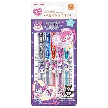 マイメロディ フェアラインクリップ200ボールペン&シャープペンシル セット マイメロディ シャープペン＆黒赤青緑4色ボールペン ジェット